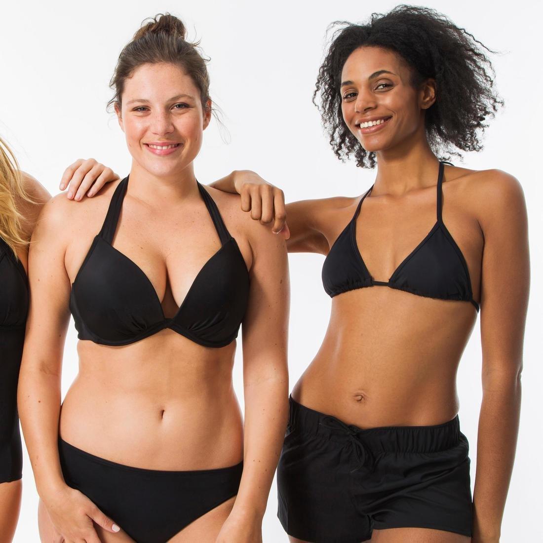 Eden Women's Underwired Minimiser Swimsuit Top, Black, , large image number 10