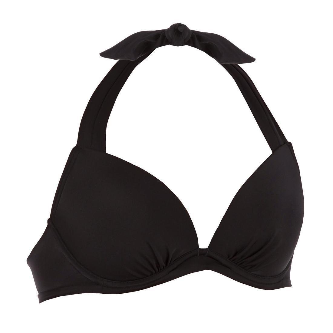 ElenaWomens Push-Up Swimsuit Top With Fixed Padded Cups, Black, , large image number 2