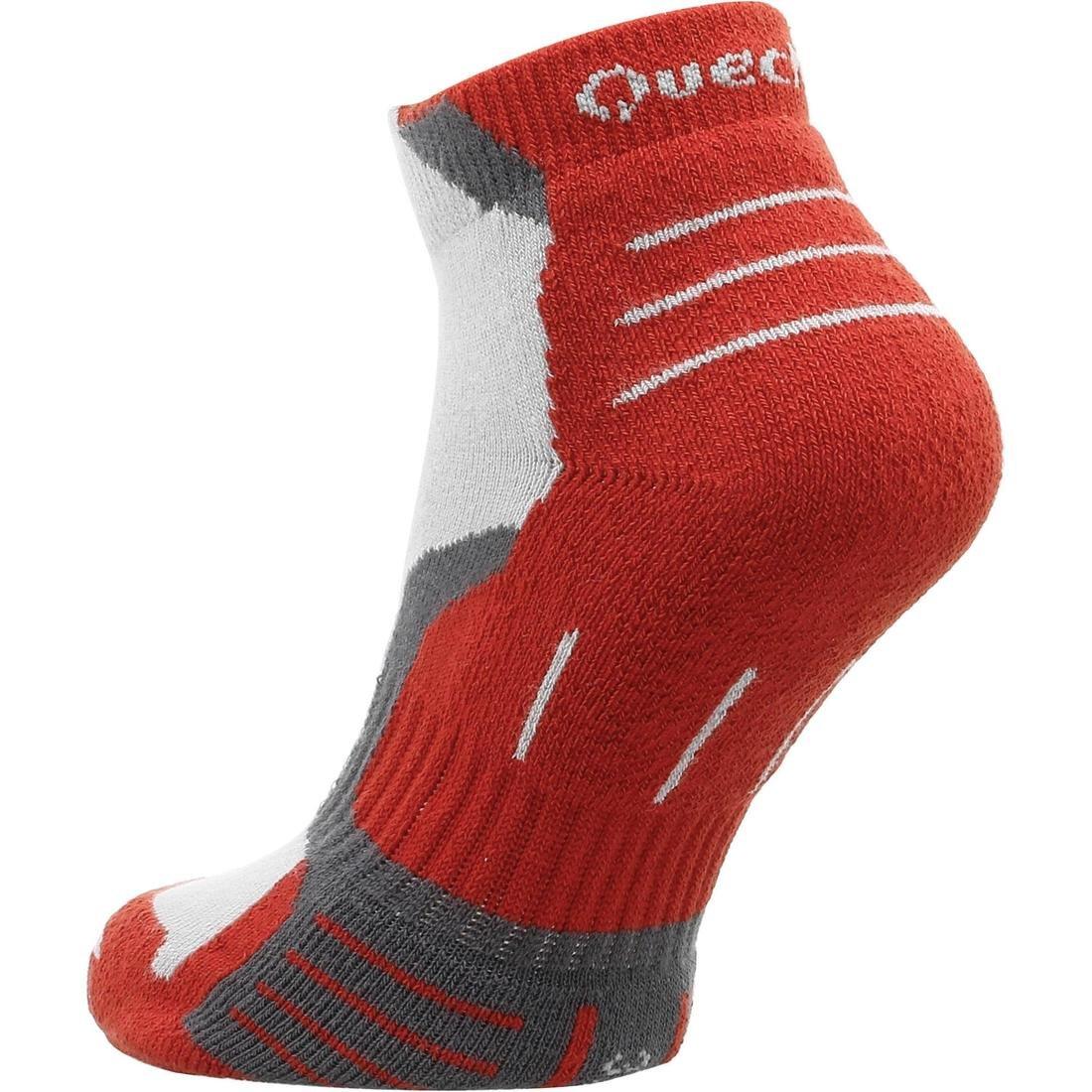 Kids Mid-Length Walking Socks 2 Pairs, Pink, No Color, large image number 11