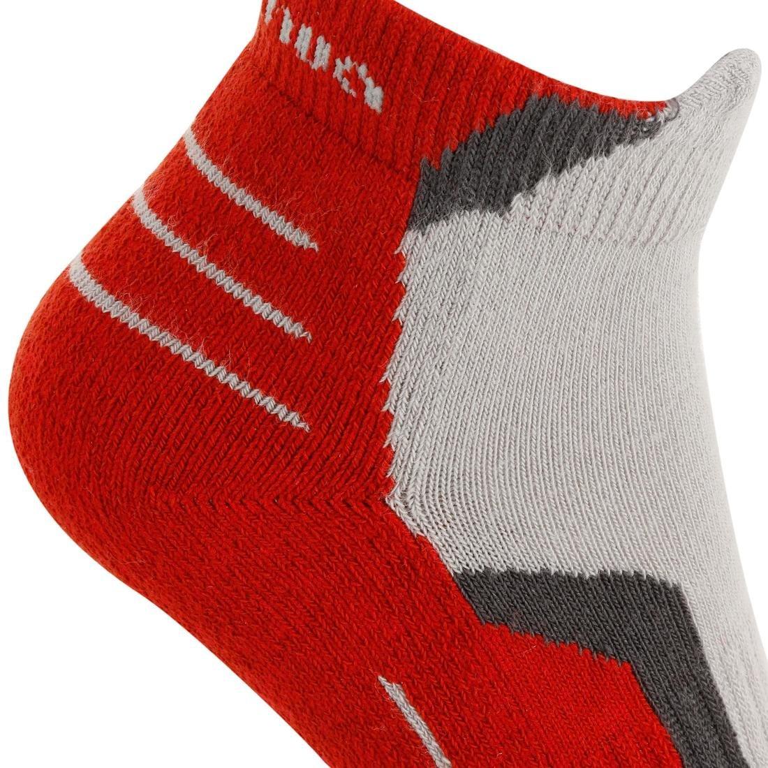 Kids Mid-Length Walking Socks 2 Pairs, Pink, No Color, large image number 12