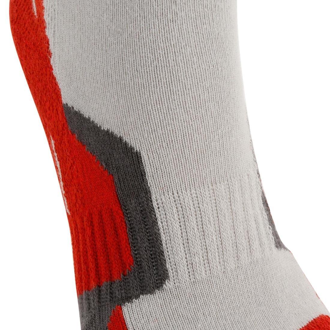Kids Mid-Length Walking Socks 2 Pairs, Pink, No Color, large image number 14