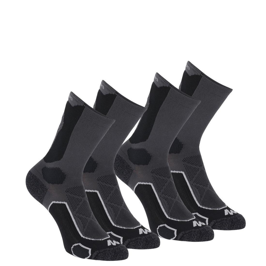 HighVega Hiking Socks - MH500 2 Pairs, Grey, No Color, large image number 0