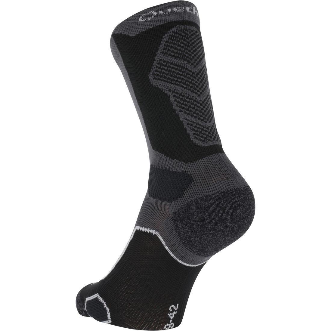 HighVega Hiking Socks - MH500 2 Pairs, Grey, No Color, large image number 10