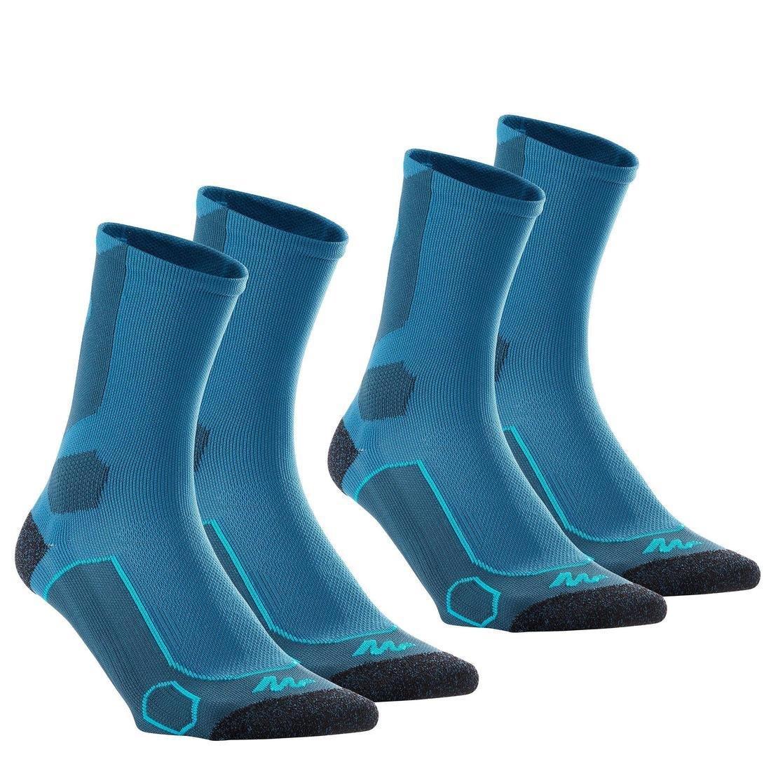 HighVega Hiking Socks - MH500 2 Pairs, Grey, No Color, large image number 13