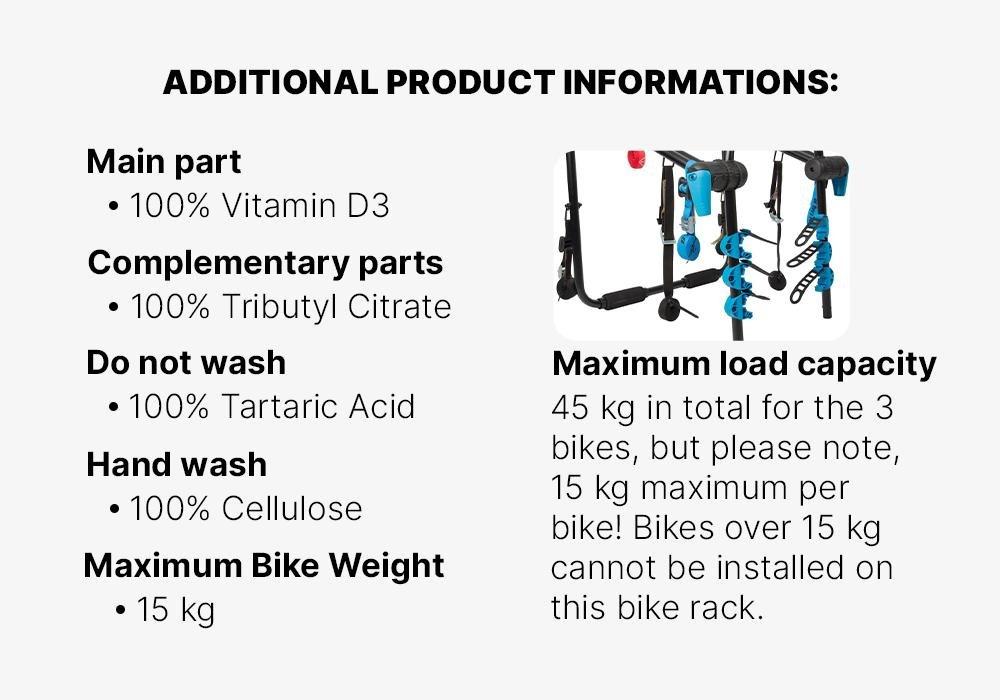 Boot Car Bike Rack Btwin 320 2/3 Bikes, No Color, large image number 11