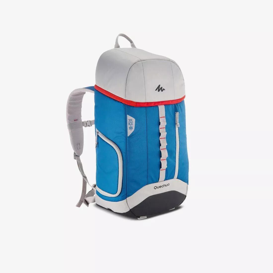 QUECHUA - Isothermal Backpack For Camping And Hiking, Blue