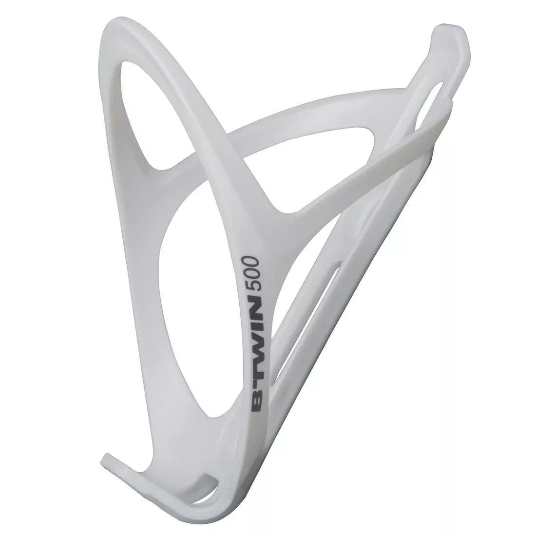 Bike Bottle Cage - 500, White, No Color, large image number 2