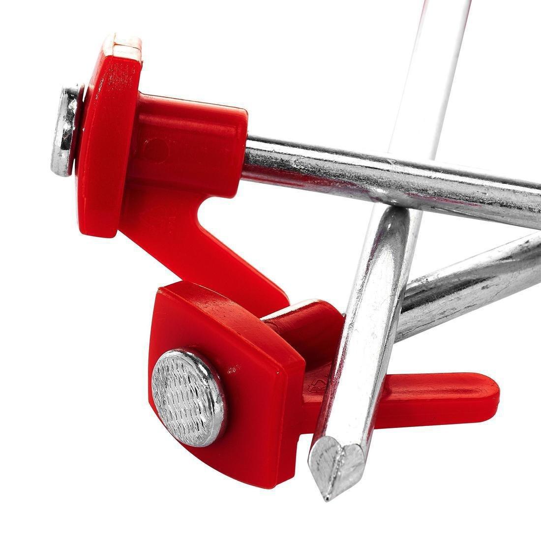 6 Tent Pegs - Hard Ground, Red, No Color, large image number 3