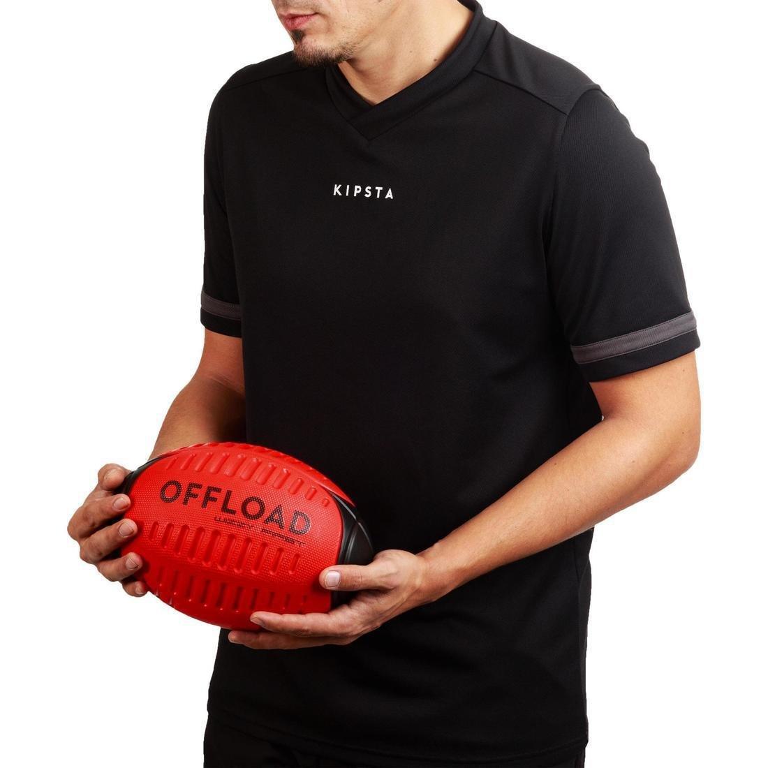 3 Recreational Foam Rugby Ball 3 Wizzy R100, Red, No Color, large image number 6