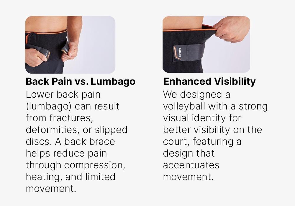 500 Supportive Lumbar Brace, Black, No Color, large image number 10