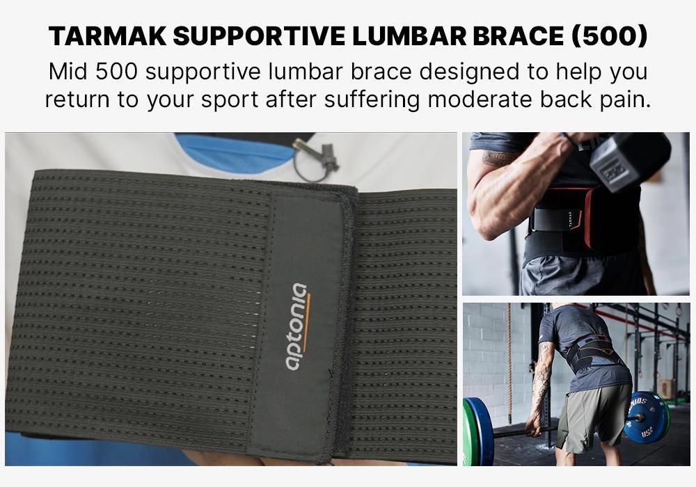500 Supportive Lumbar Brace, Black, No Color, large image number 11