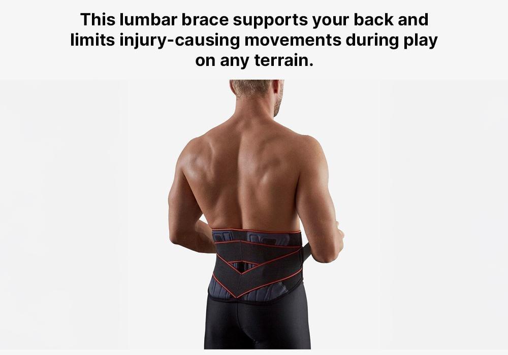 500 Supportive Lumbar Brace, Black, No Color, large image number 12