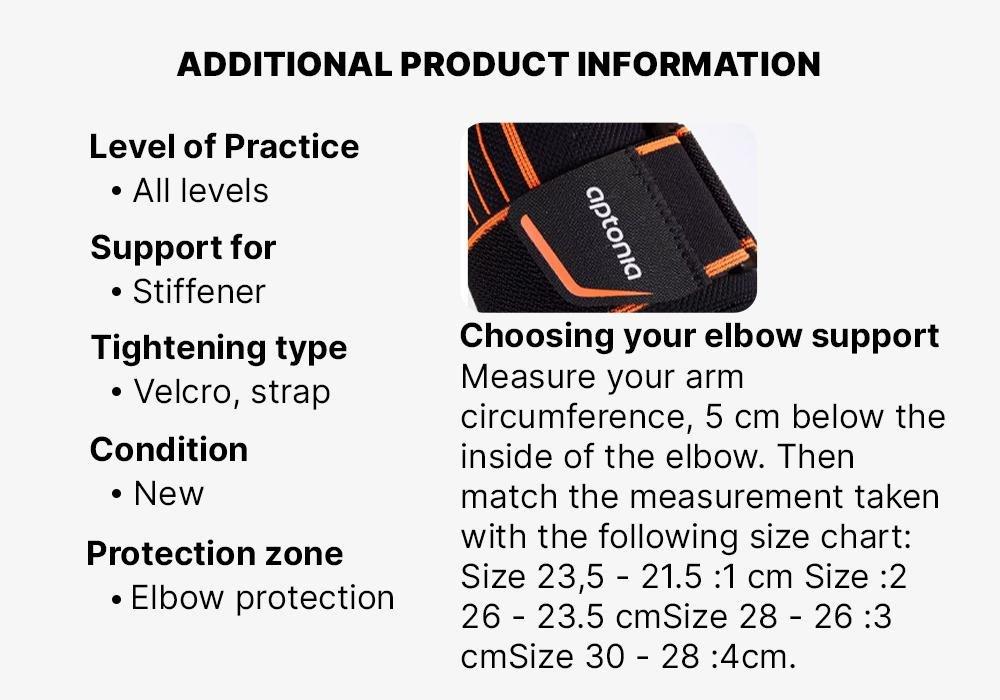 500 Right/Left Elbow Support, Black, , large image number 4