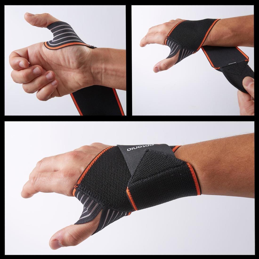 Soft 300 Left/Right Wrist Support, Black, No Color, large image number 1