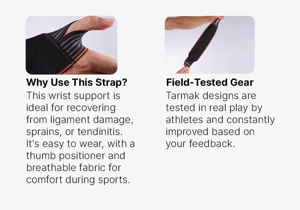 Soft 300 Left/Right Wrist Support, Black, No Color, large image number 10