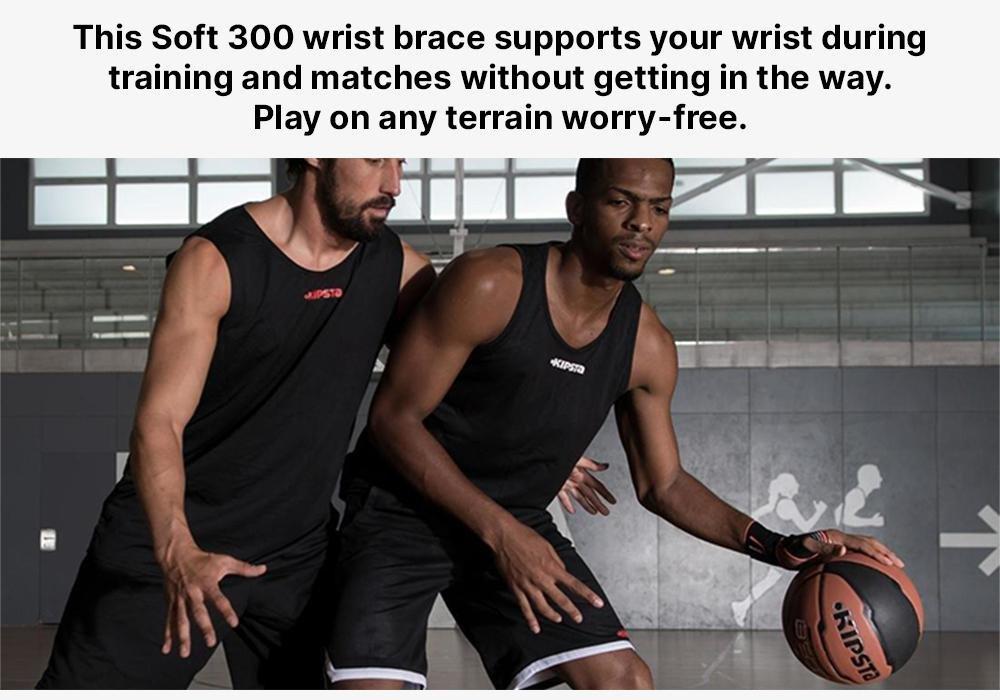 Soft 300 Left/Right Wrist Support, Black, No Color, large image number 12