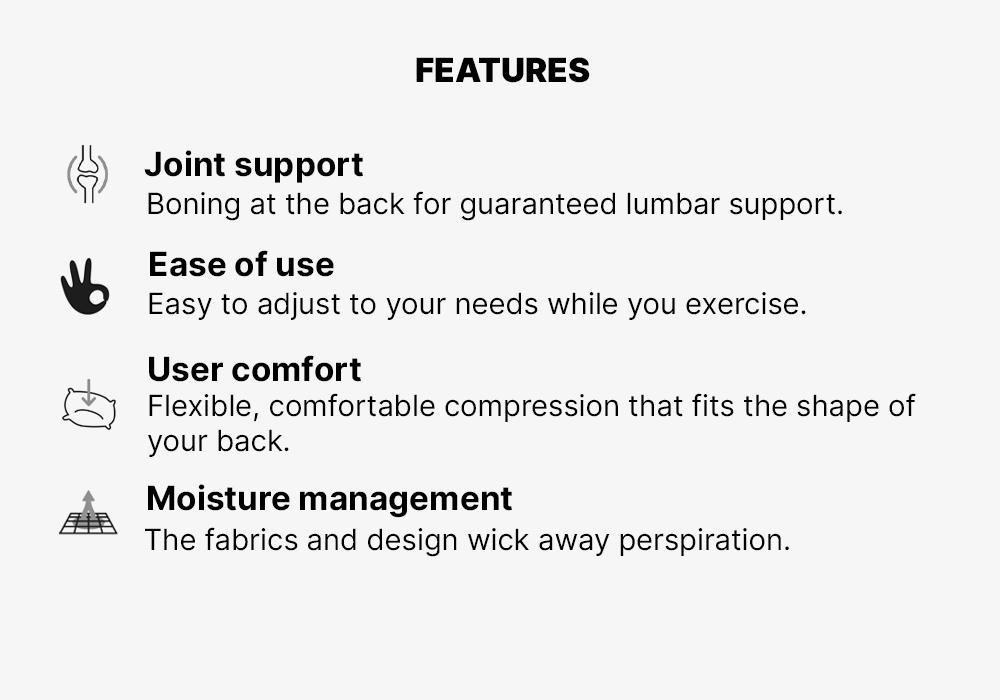 Soft 300 Supportive Lumbar Brace, Black, No Color, large image number 9