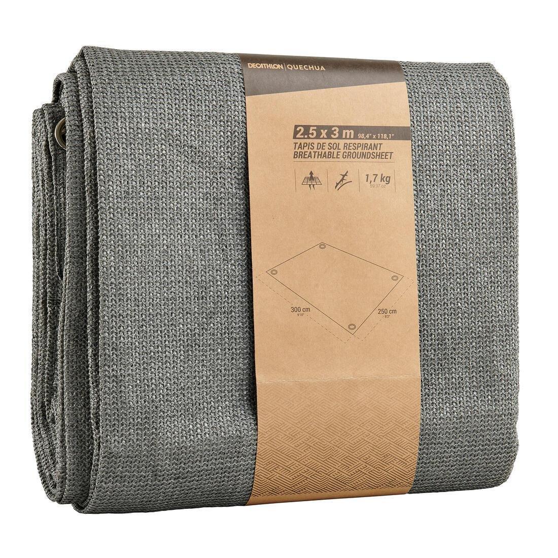 Breathable Groundsheet For Tents And Camping Trips, Granite, No Color, medium