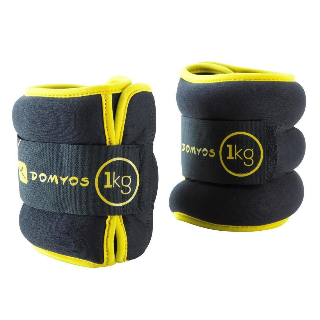 Fitness Soft Dumbbells Pack Of Two, Yellow, No Color, large image number 0