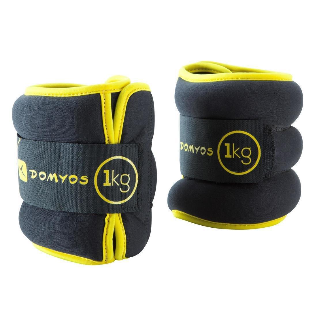 DOMYOS - Fitness Soft Dumbbells Pack Of Two, Yellow