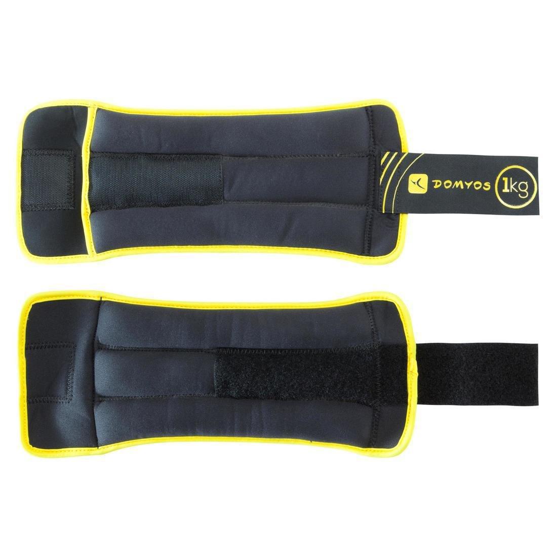 Fitness Soft Dumbbells Pack Of Two, Yellow, No Color, large image number 2