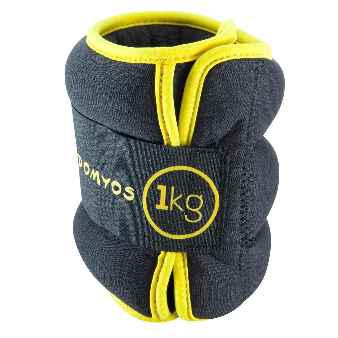 Fitness Soft Dumbbells Pack Of Two, Yellow, No Color, large image number 3