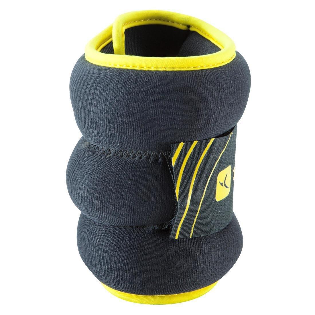 Fitness Soft Dumbbells Pack Of Two, Yellow, No Color, large image number 4