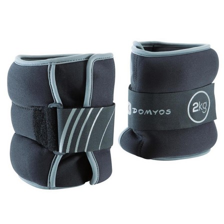 DOMYOS - Fitness Soft Dumbbells Twin-Pack, Grey