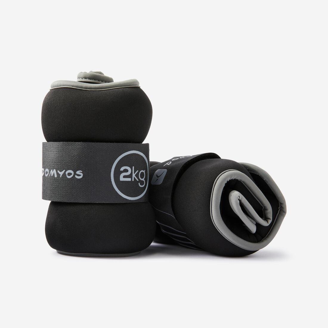 Fitness Soft Dumbbells - Twin-Pack, Grey, No Color, large image number 0