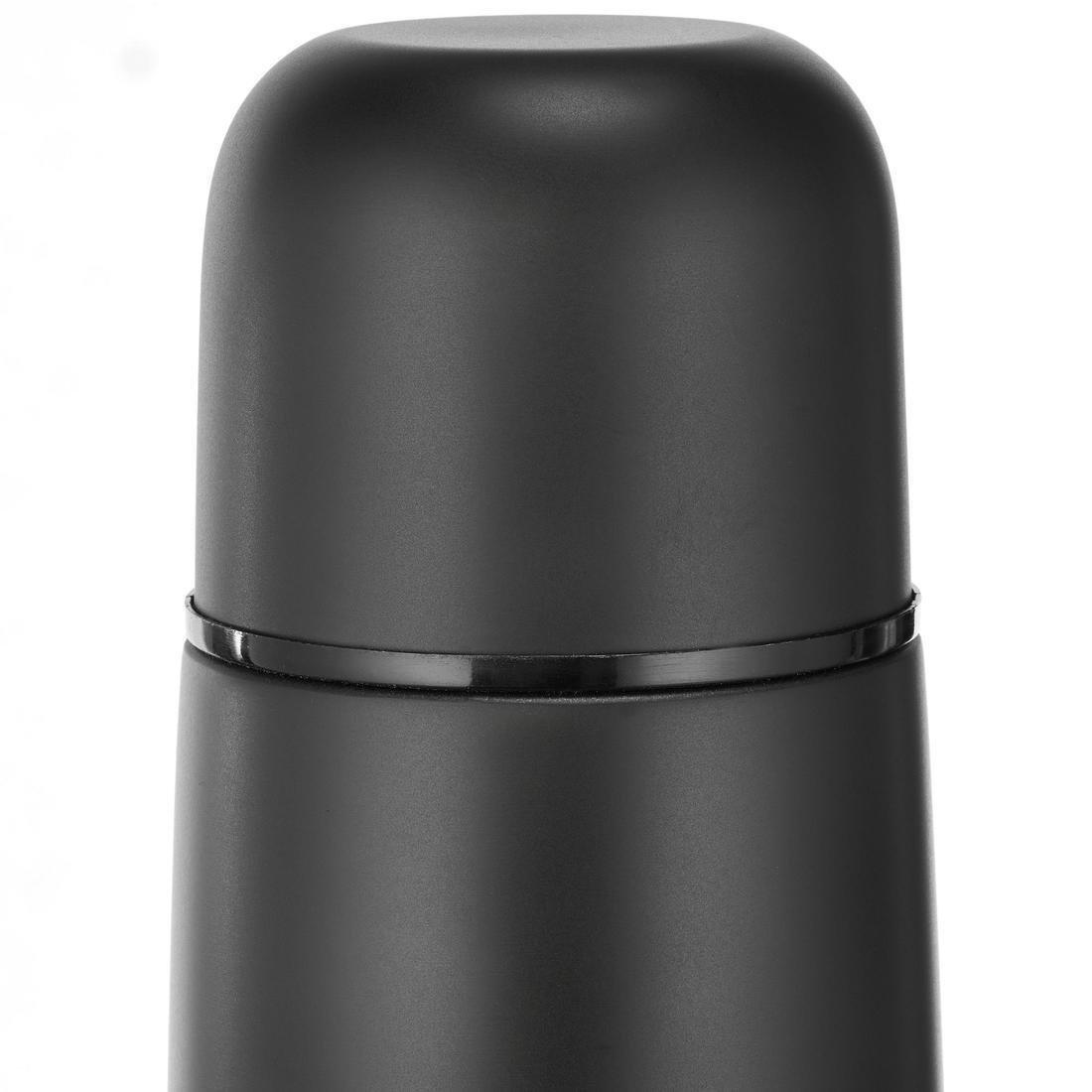 Stainless Steel Insulated Hiking Bottle, Black, No Color, large image number 2