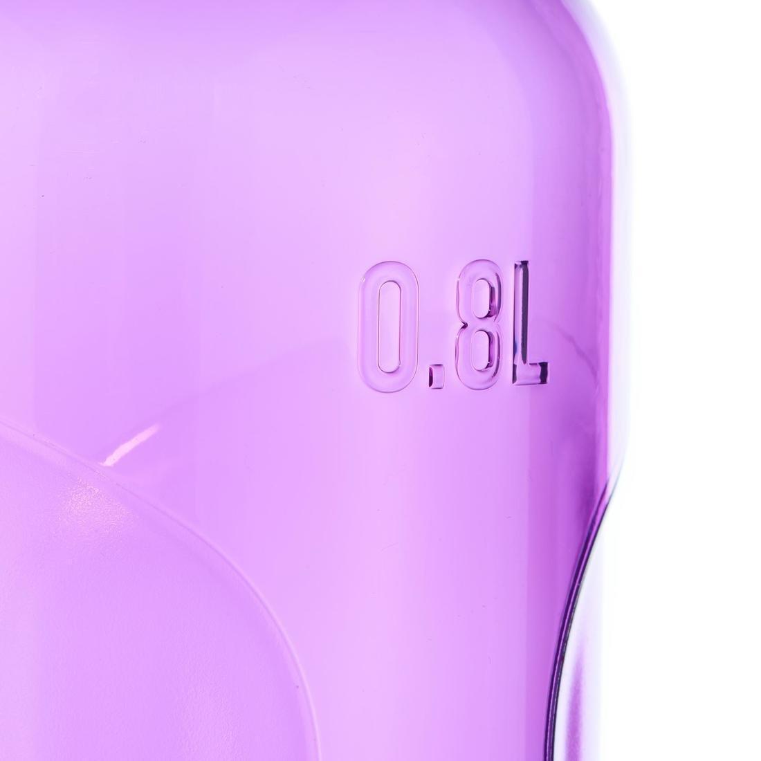 Quick-Open Flask with Straw, Violet, No Color, large image number 1