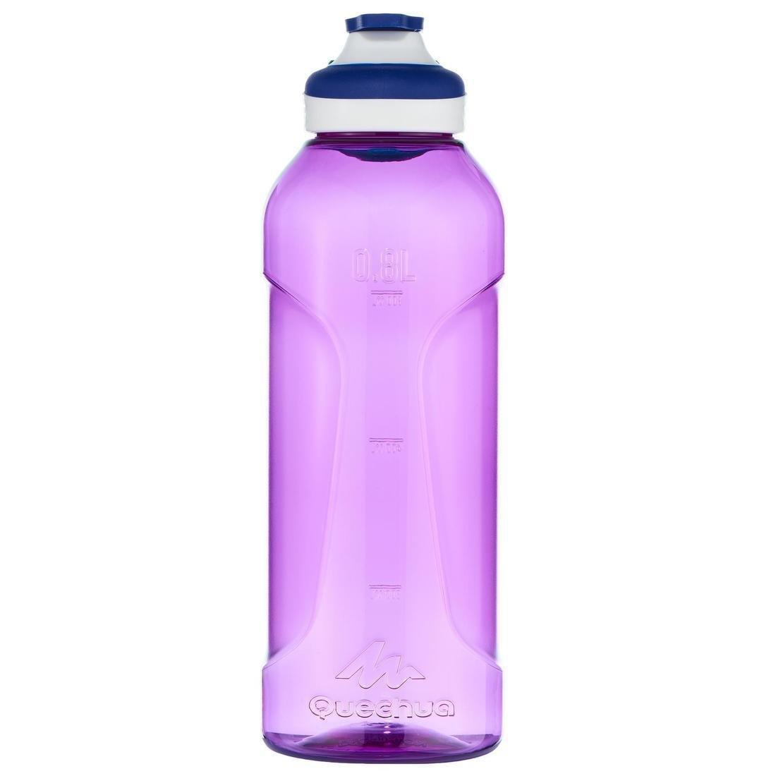 Quick-Open Flask with Straw, Violet, No Color, large image number 3