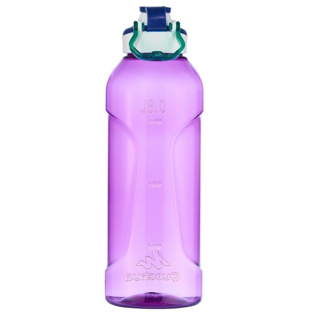 Quick-Open Flask with Straw, Violet, No Color, large image number 4