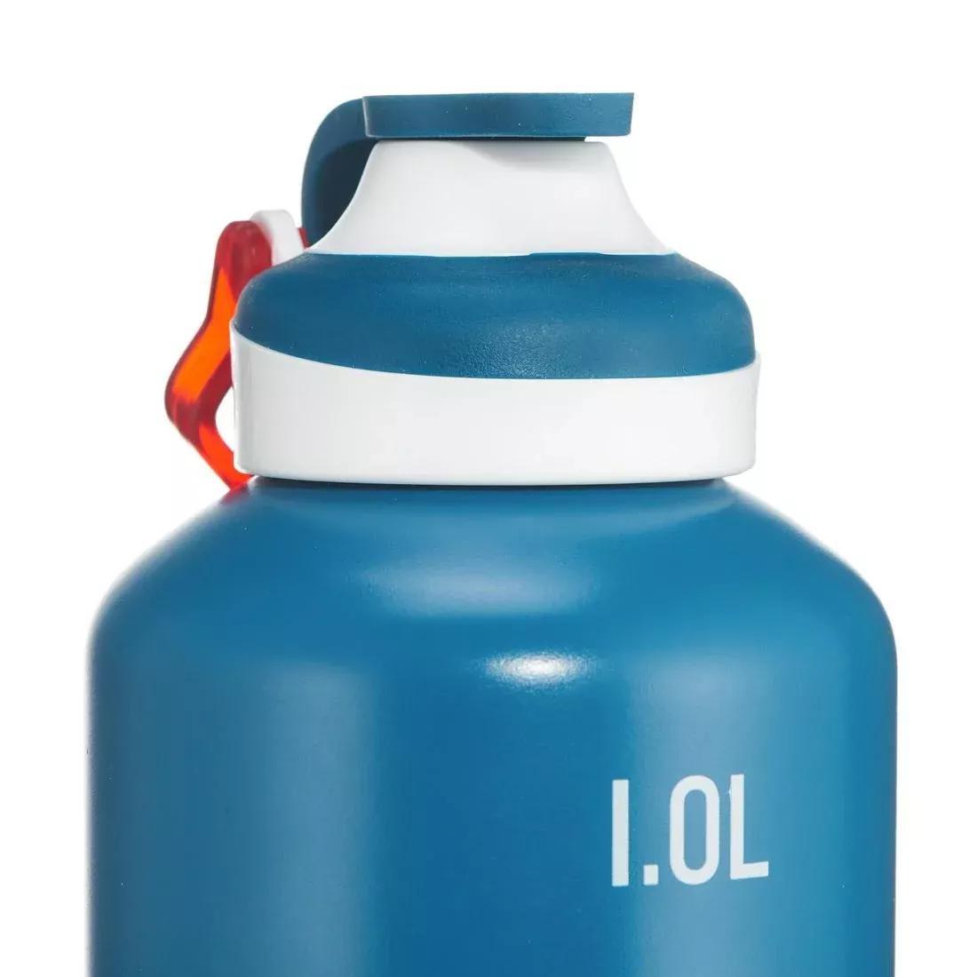 1L Quick-Opening Aluminium Flask, Green, No Color, large image number 2