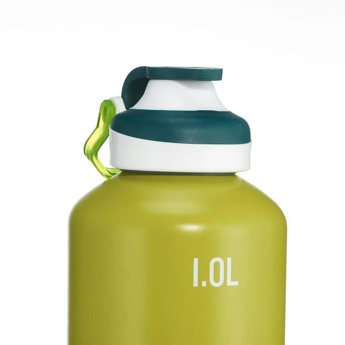 1L Quick-Opening Aluminium Flask, Green, No Color, large image number 9