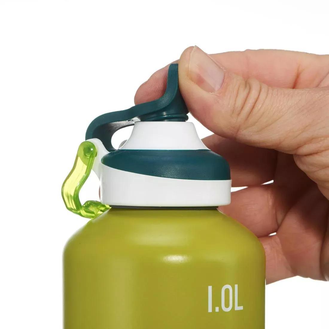 1L Quick-Opening Aluminium Flask, Green, No Color, large image number 10