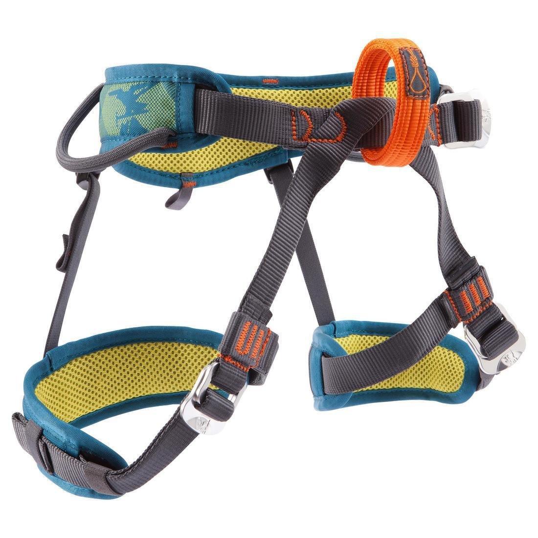 Kid's Climbing Harness - Easy Junior, Green, No Color, large image number 0