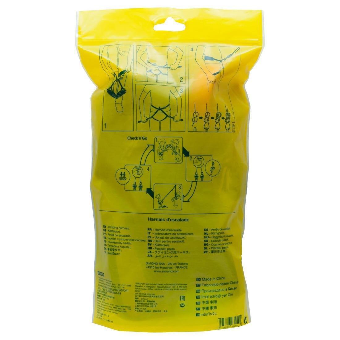Kid's Climbing Harness - Easy Junior, Green, No Color, large image number 12