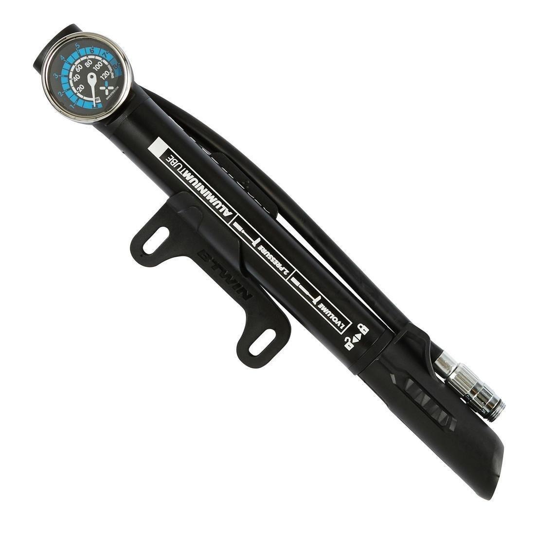 Telescopic Hand Pump With Pressure Gauge, Metal, No Color, large image number 5