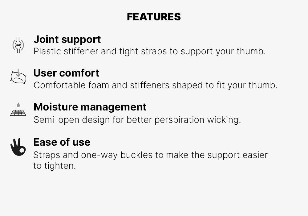 Strong 700 Left/Right Thumb Support, Black, No Color, large image number 12