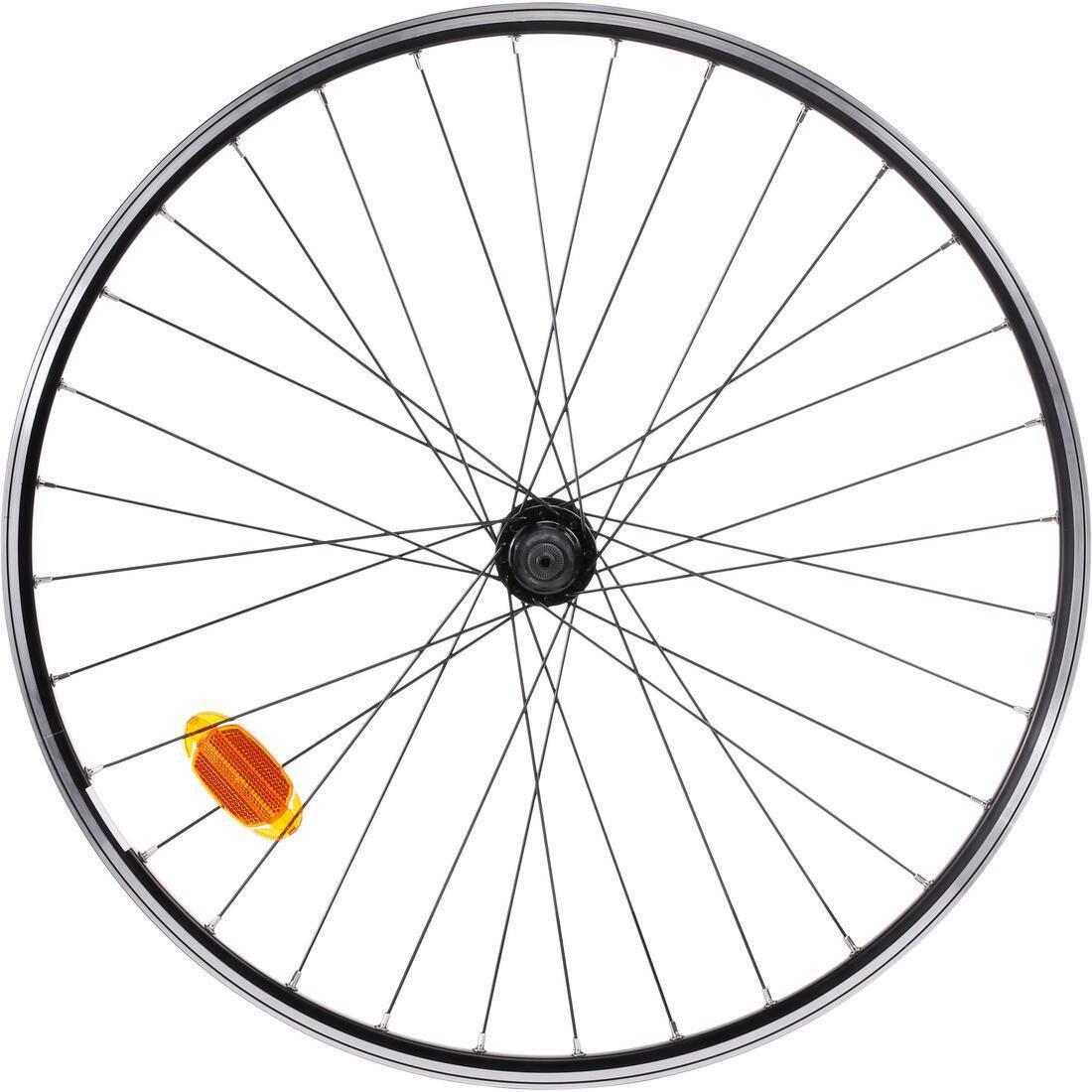 650 Road Bike Rear Wheel - Black, No Color, large image number 1