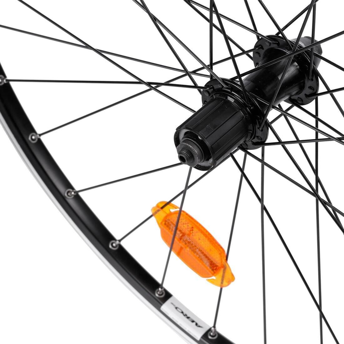 DEFAULT 650 Road Bike Rear Wheel - Black, No Color, large image number 3