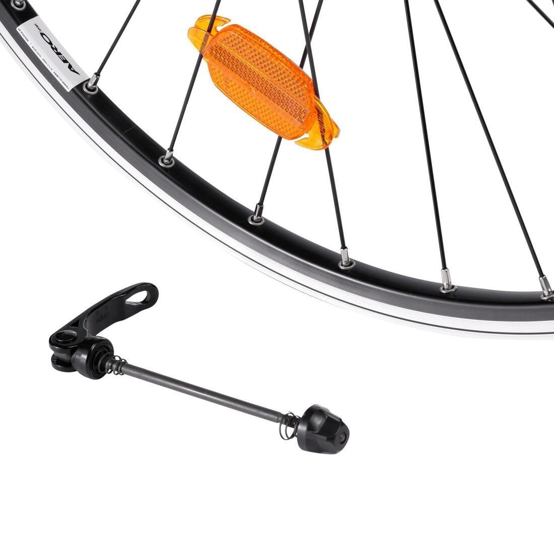 DEFAULT 650 Road Bike Rear Wheel - Black, No Color, large image number 4
