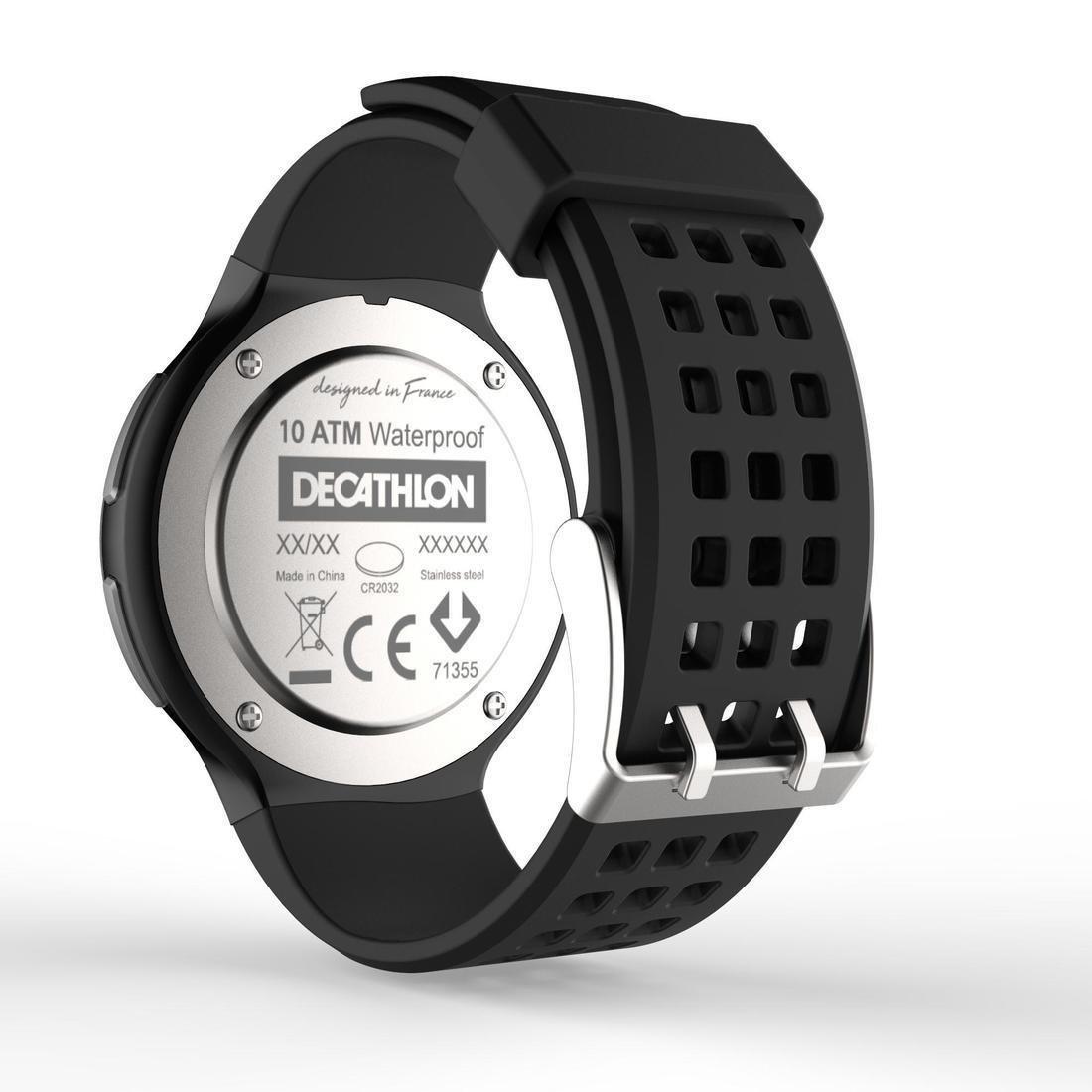 W900 Men's Running Stopwatch Reverse Screen, Black, No Color, large image number 5