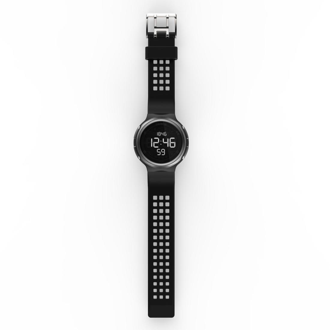 W900 Men's Running Stopwatch Reverse Screen, Black, No Color, large image number 6