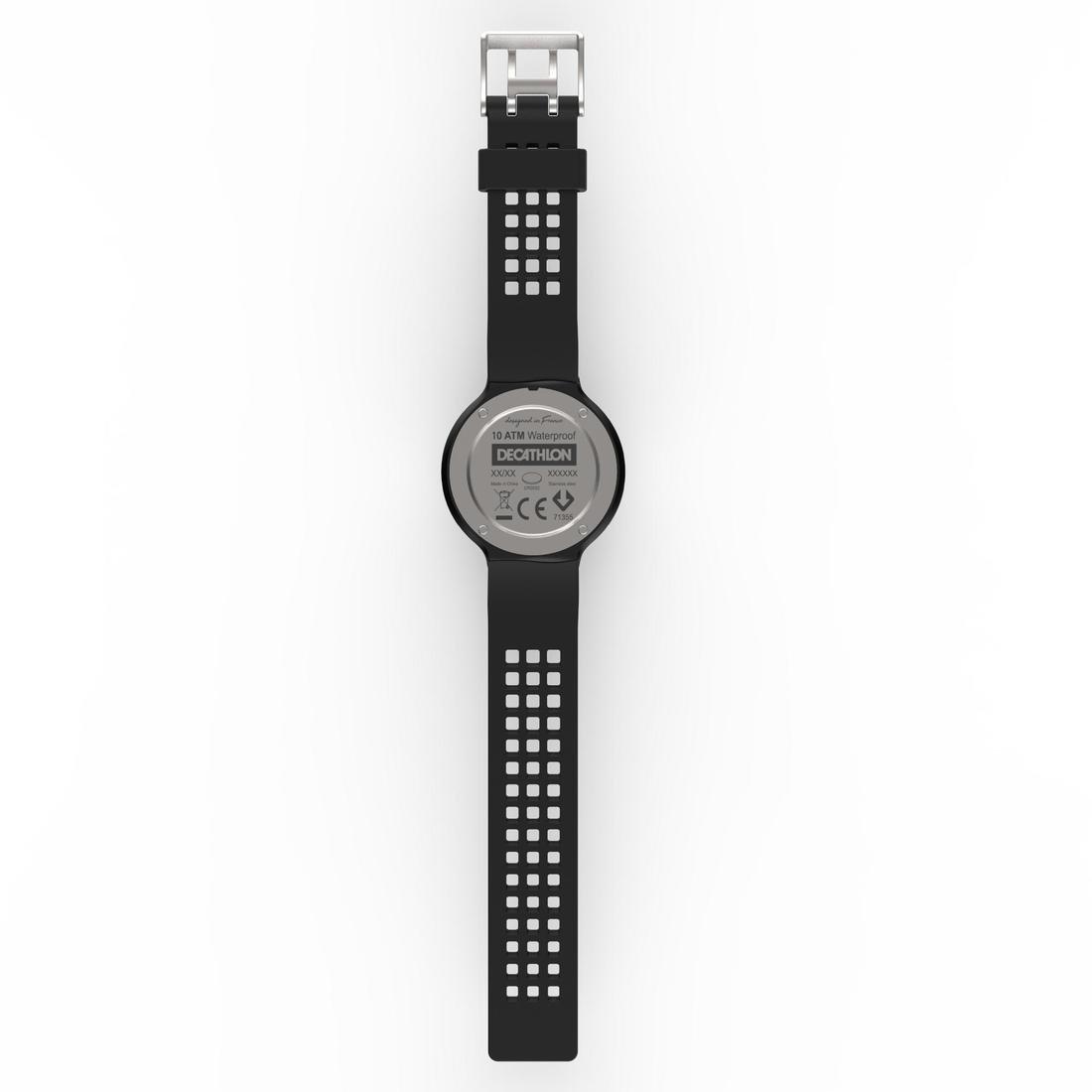 W900 Men's Running Stopwatch Reverse Screen, Black, No Color, large image number 7