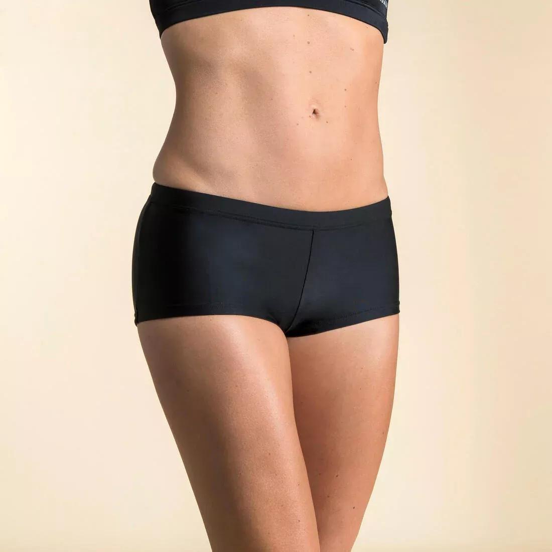 Womens Shorty Swimsuit BottomsVega, Black, , large image number 0