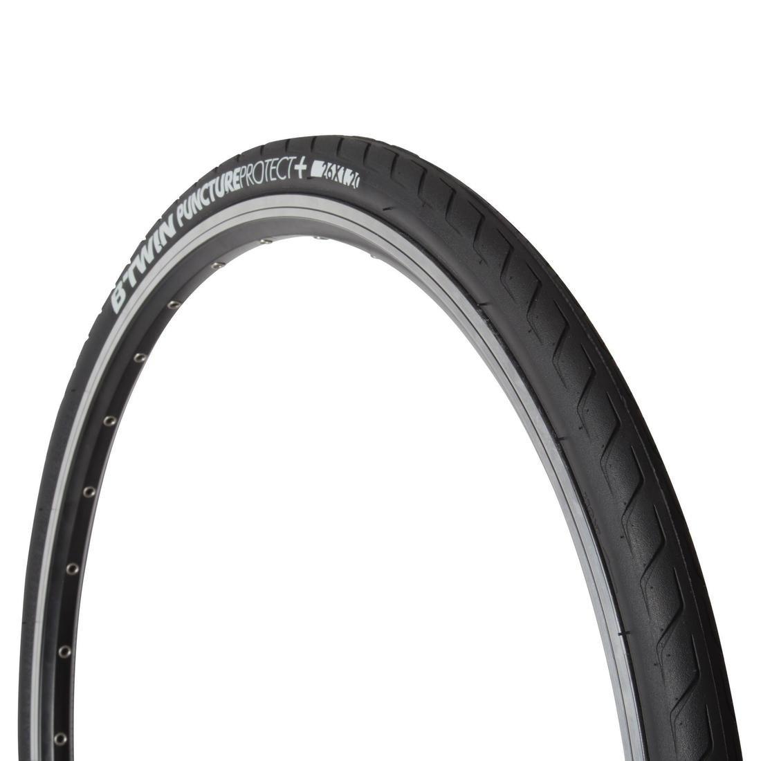 30-559 Folding Bead Slick Mountain Bike Tyre, No Color, large image number 3
