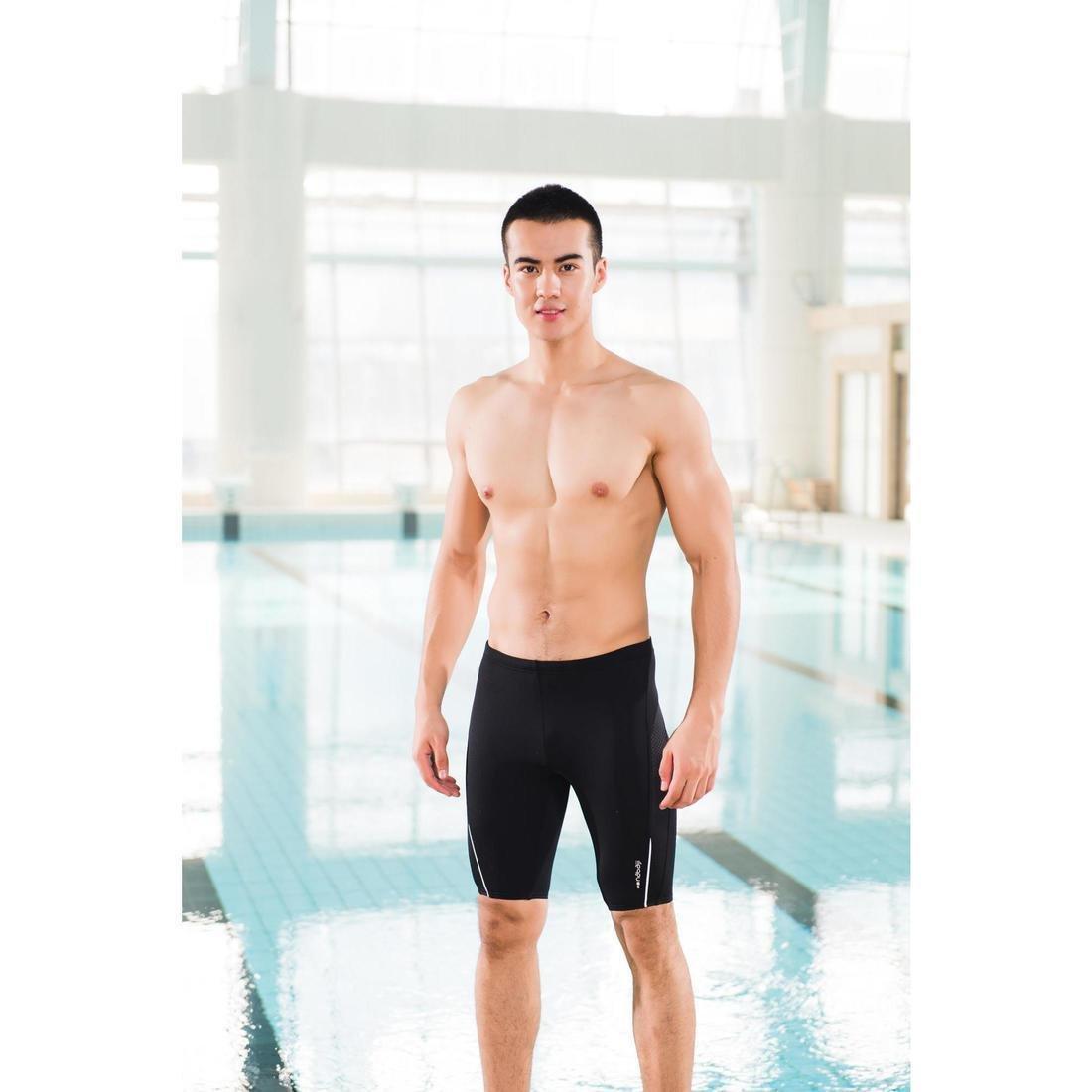 Mens Swimming Jammer Fit, Black, , large image number 5