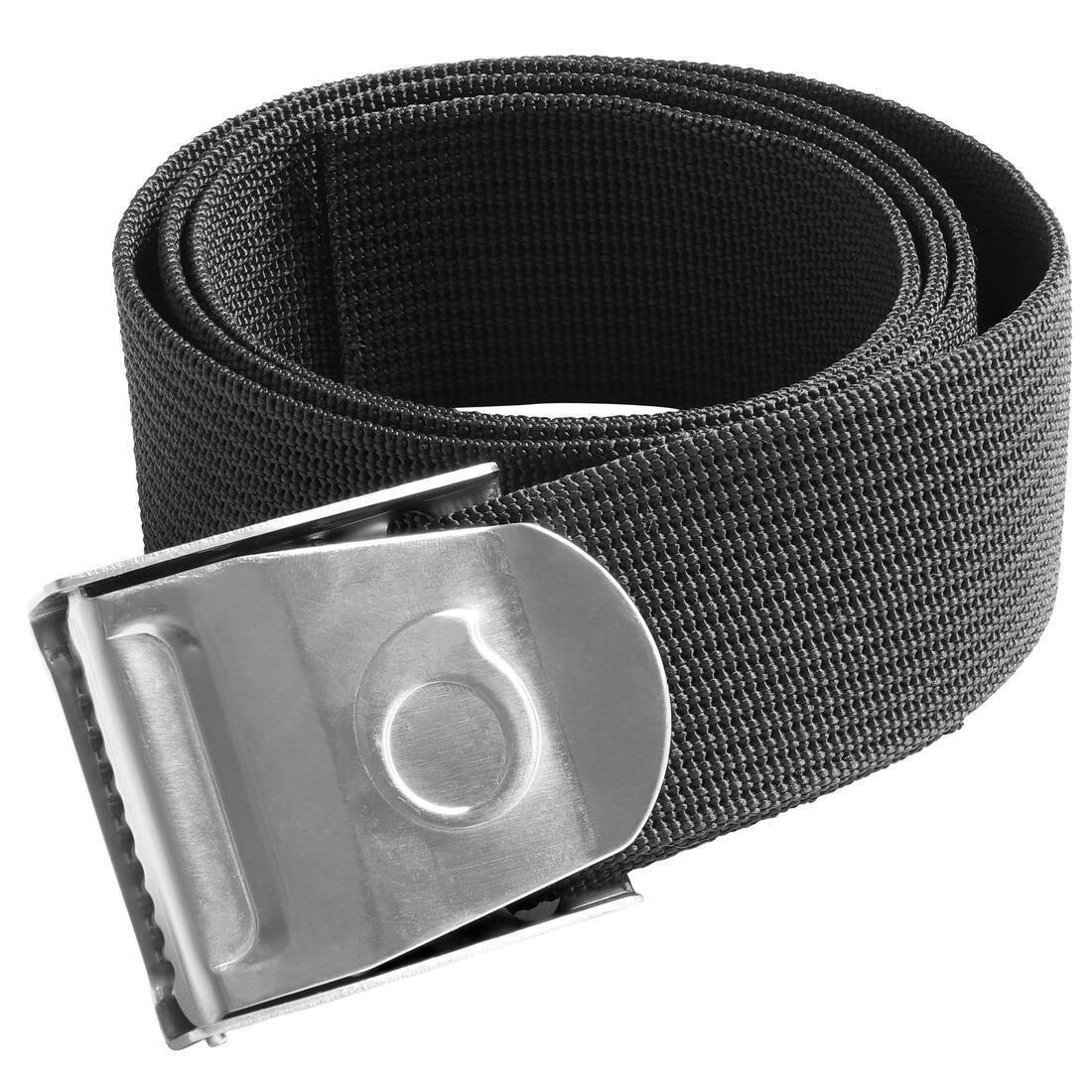 Scd Diving Belt With Stainless-Steel Buckle, Black, No Color, large image number 0